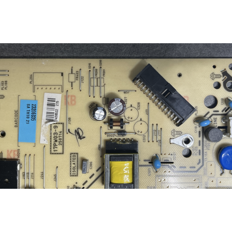 Alimentation TV Vestel 17PW07-2 - Compatible Toshiba, Sharp - 100% Fonctionnelle